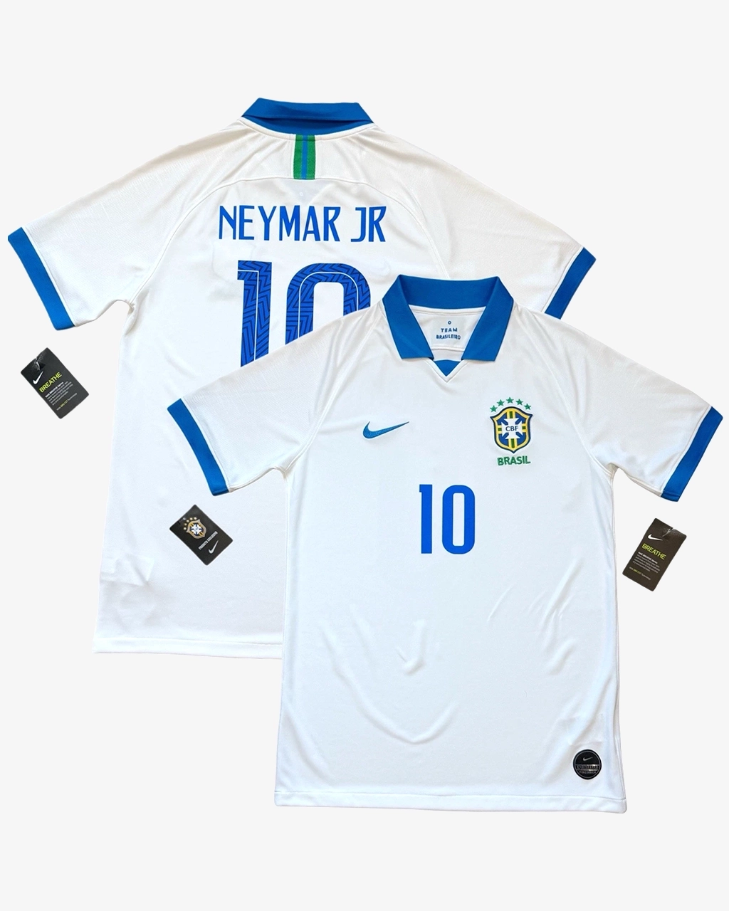 Camisa Seleção Brasileira Copa América 19/20 Torcedor Nike Masculina - Branco