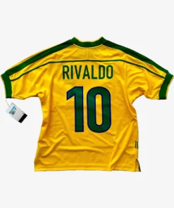 Camisa Retrô Seleção Brasileira 1998 Rivaldo Nº 10 Copa Do Mundo - Nike