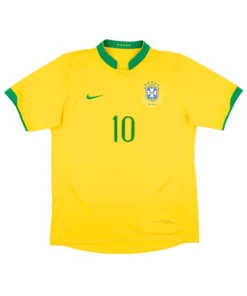 Camisa Retrô Nike Brasil 2006/2008 Home Ronaldinho