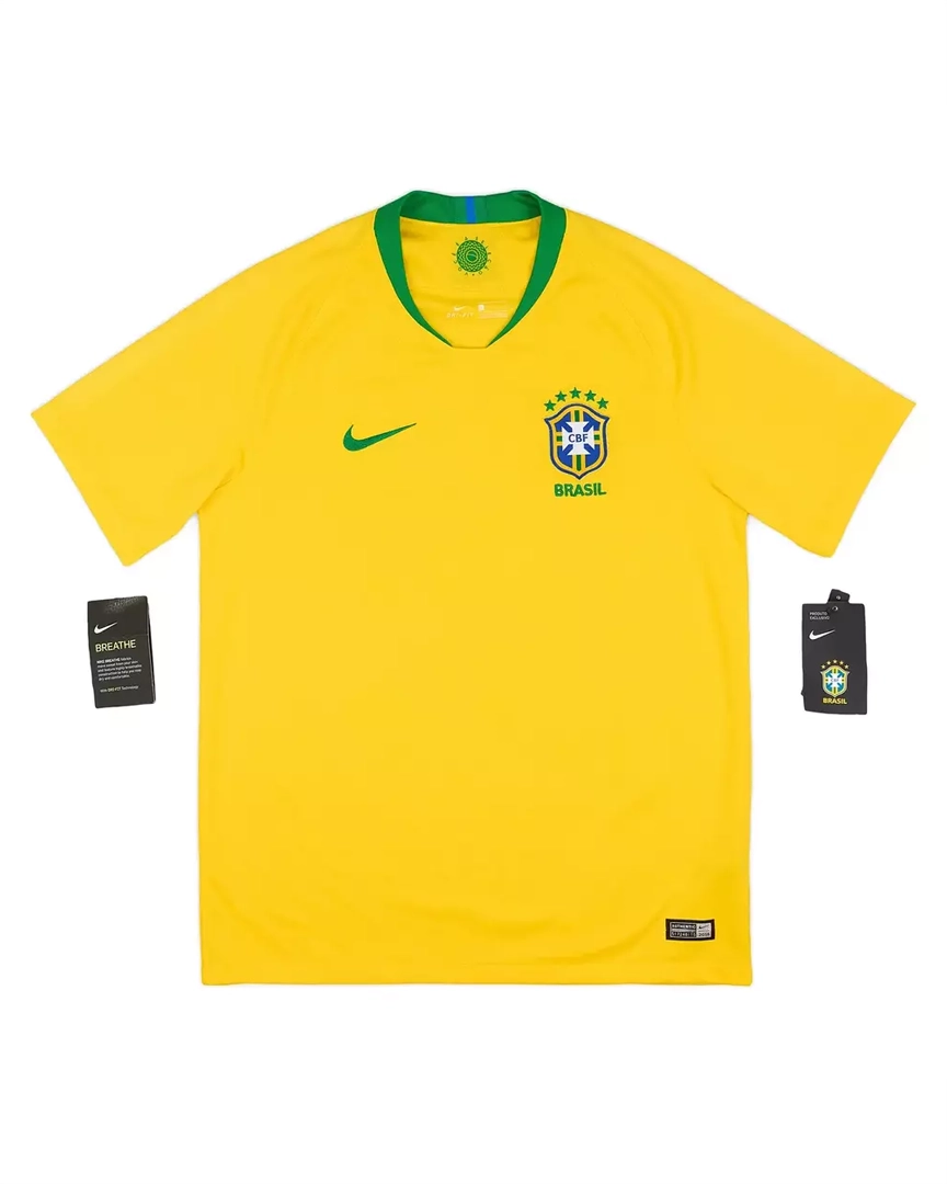 Camisa Retrô Nike Brasil 2018/2019 Home