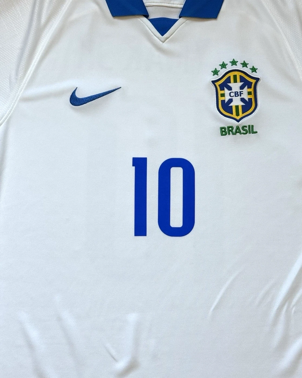 Camisa Seleção Brasileira Copa América 19/20 Torcedor Nike Masculina - Branco - Imagem 5