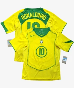 Camisa Nike Brasil Reedição Total 90 Ronaldinho Nº 10 Masculina