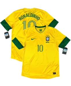 Camisa Da Seleção Brasileira 2012/13 Home Nº 10 Ronaldinho - Nike