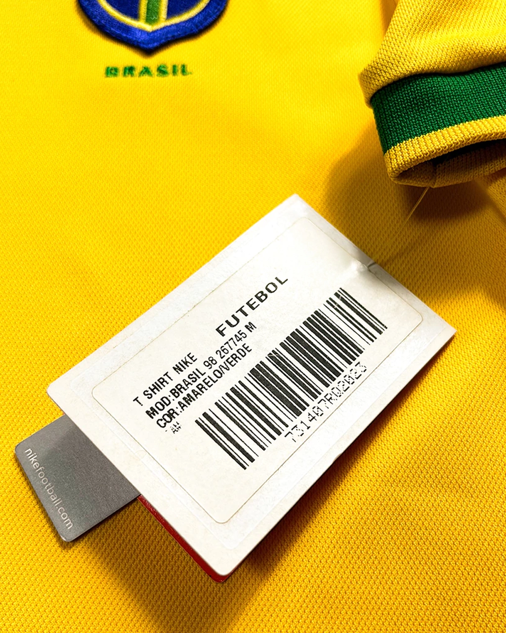 Camisa Retrô Seleção Brasileira 1998 Ronaldo Nº 9 Copa Do Mundo - Reedição Nike - Imagem 10