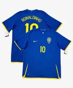 Camisa Seleção Brasileira 2008/09 Away Nº 10 Ronaldinho Nike