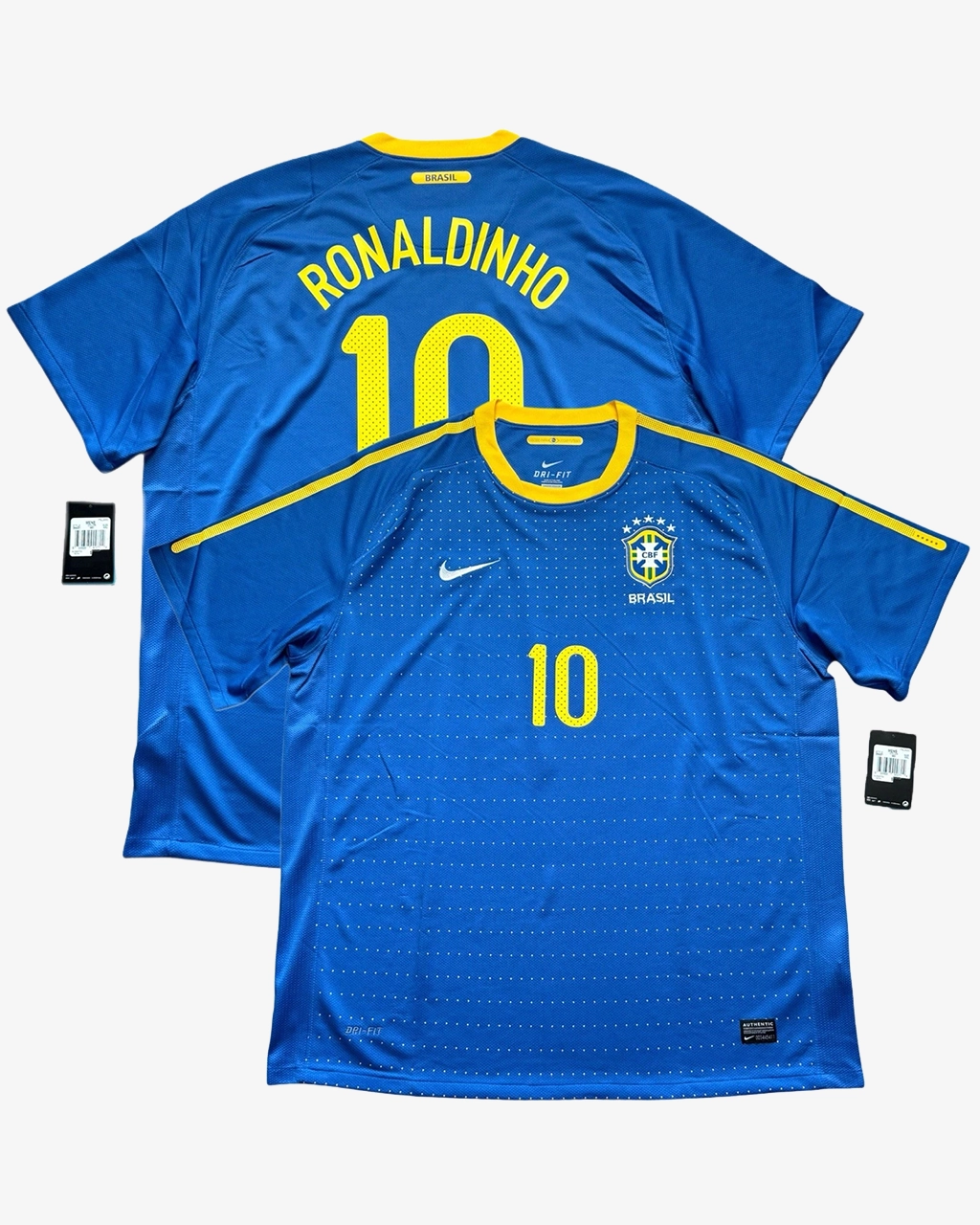 Camisa Seleção Brasileira 2010/11 Away Nº 10 Ronaldinho - Nike