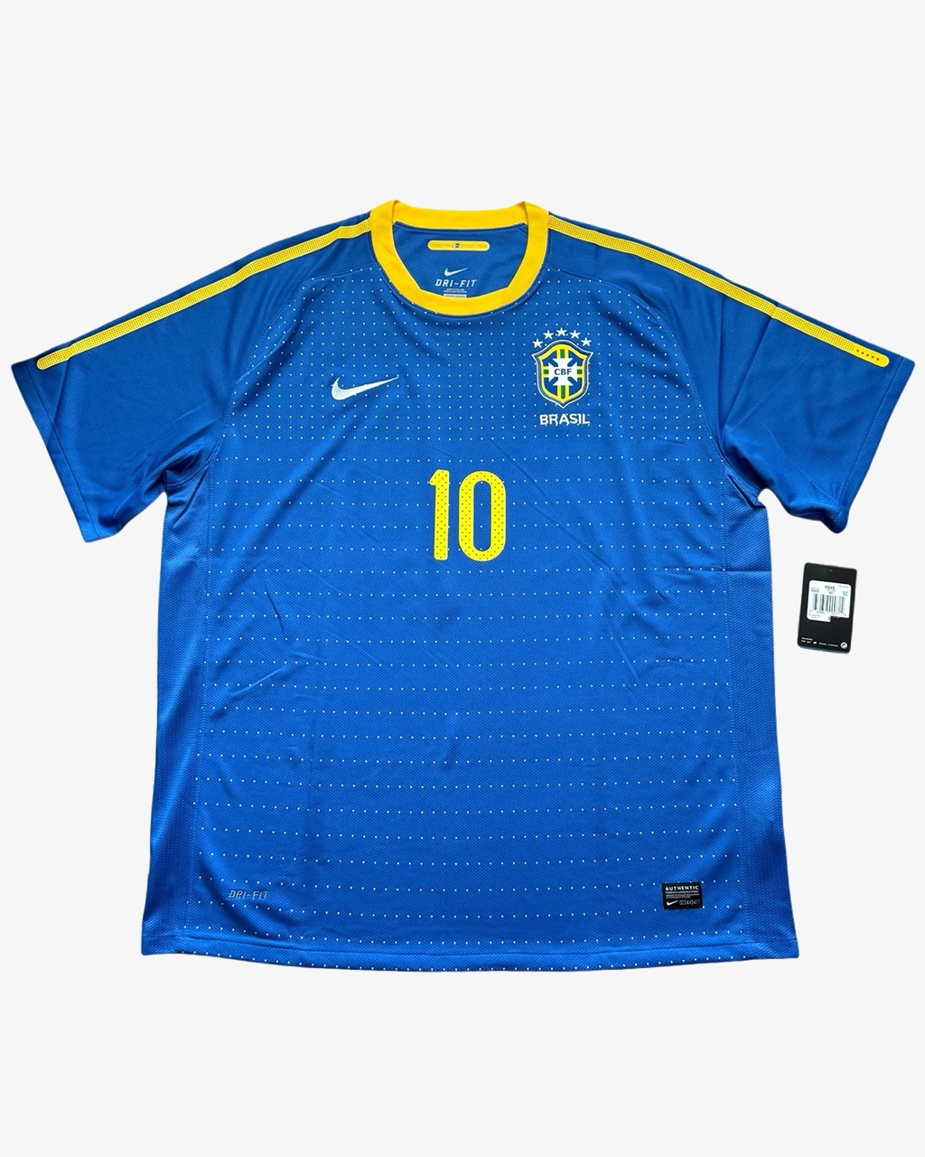 Camisa Seleção Brasileira 2010/11 Away Nº 10 Ronaldinho - Nike - Imagem 3