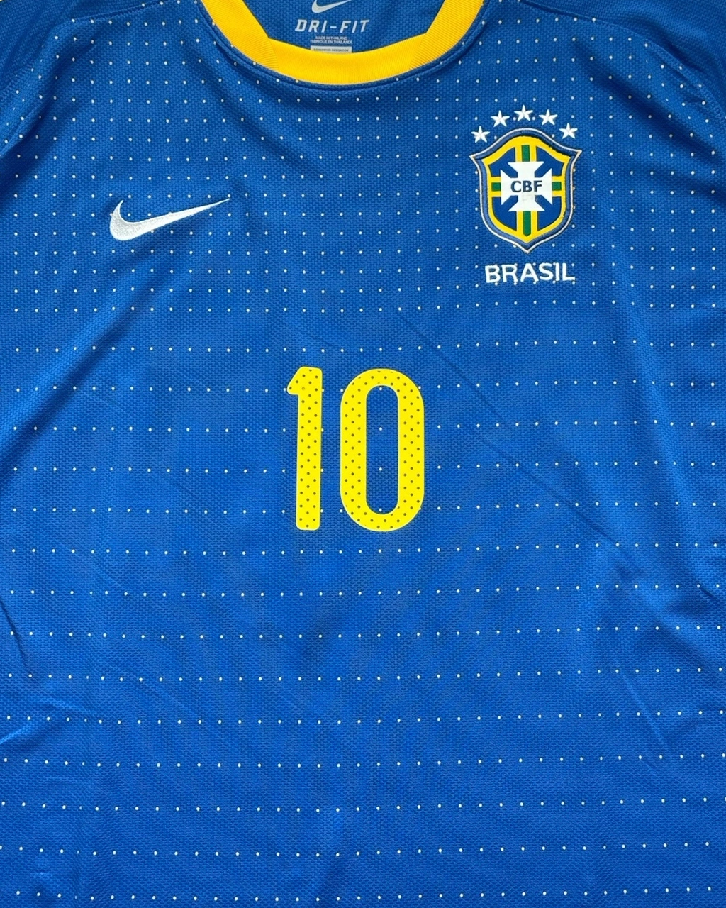 Camisa Seleção Brasileira 2010/11 Away Nº 10 Ronaldinho - Nike - Imagem 5