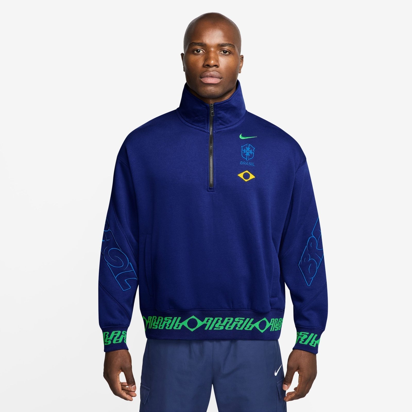 Blusão Nike Sportswear Brasil Fleece Masculino