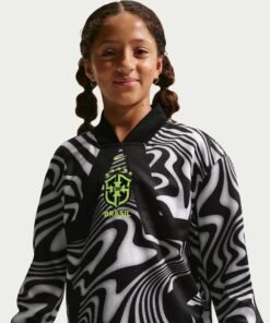 Camisa de Goleiro Brasil Manga Longa 2025/26 Nike Infantil