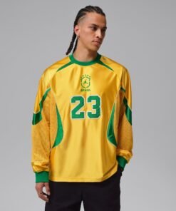 Camiseta Brasil Jordan Manga Longa Goalie Masculina