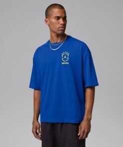 Camiseta Brasil Air Jordan 85 Oversized Masculina