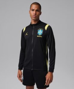 Jaqueta Brasil Jordan Academy Pro 2026 Treino Masculina
