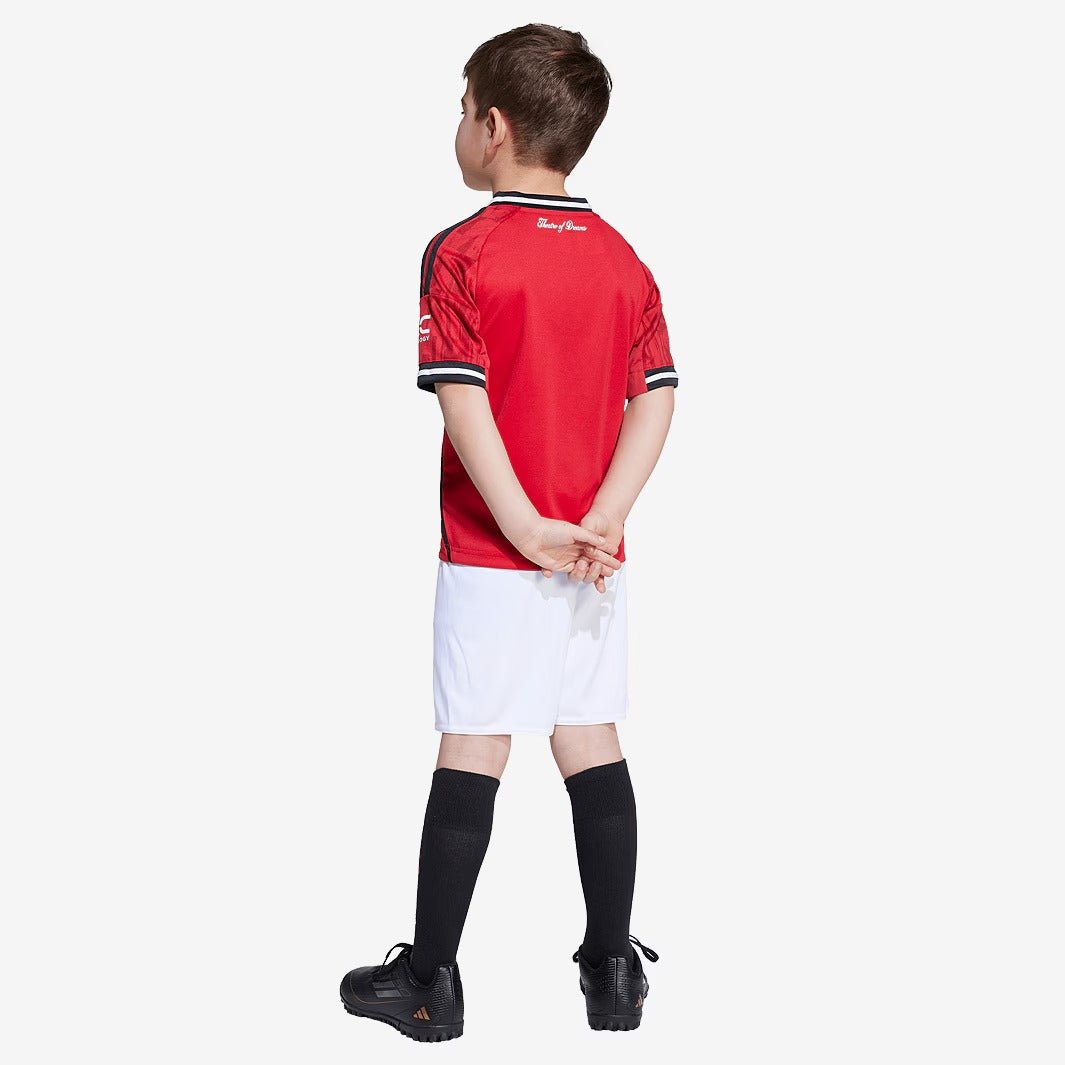 Conjunto Infantil Adidas Manchester United 2025/26 Torcedor - Imagem 3