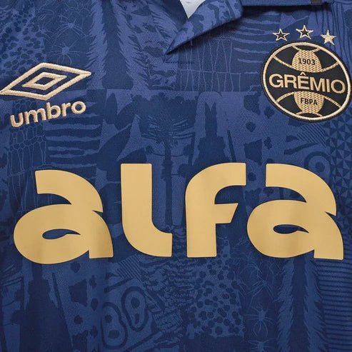 Camisa Grêmio III 25/26 - Azul + Patrocínios - Imagem 4