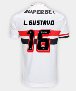 Camisa São Paulo 2025/26 I L. GUSTAVO N° 16
