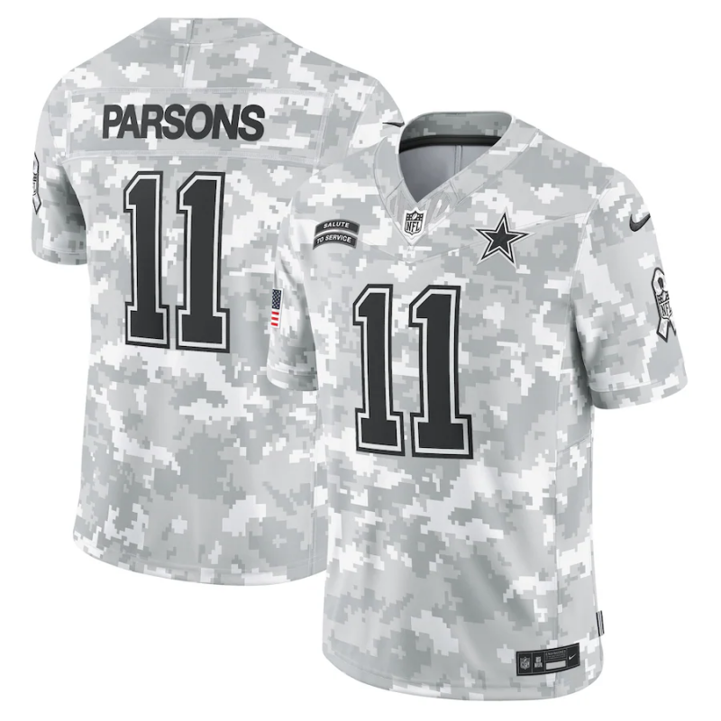 Camisa NFL Dallas Cowboys Salute To Service Vapor Limited 2024 - Imagem 4