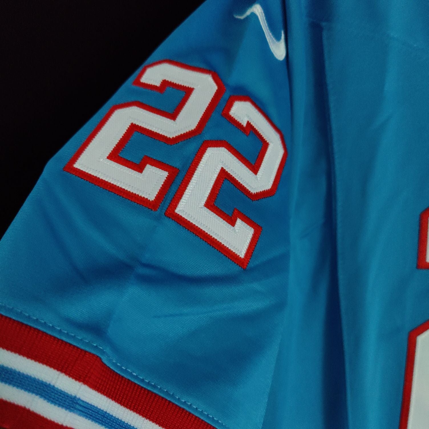 Camisa NFL Tennessee Titans Vapor F.U.S.E. Limited Jersey Azul Claro - Imagem 5