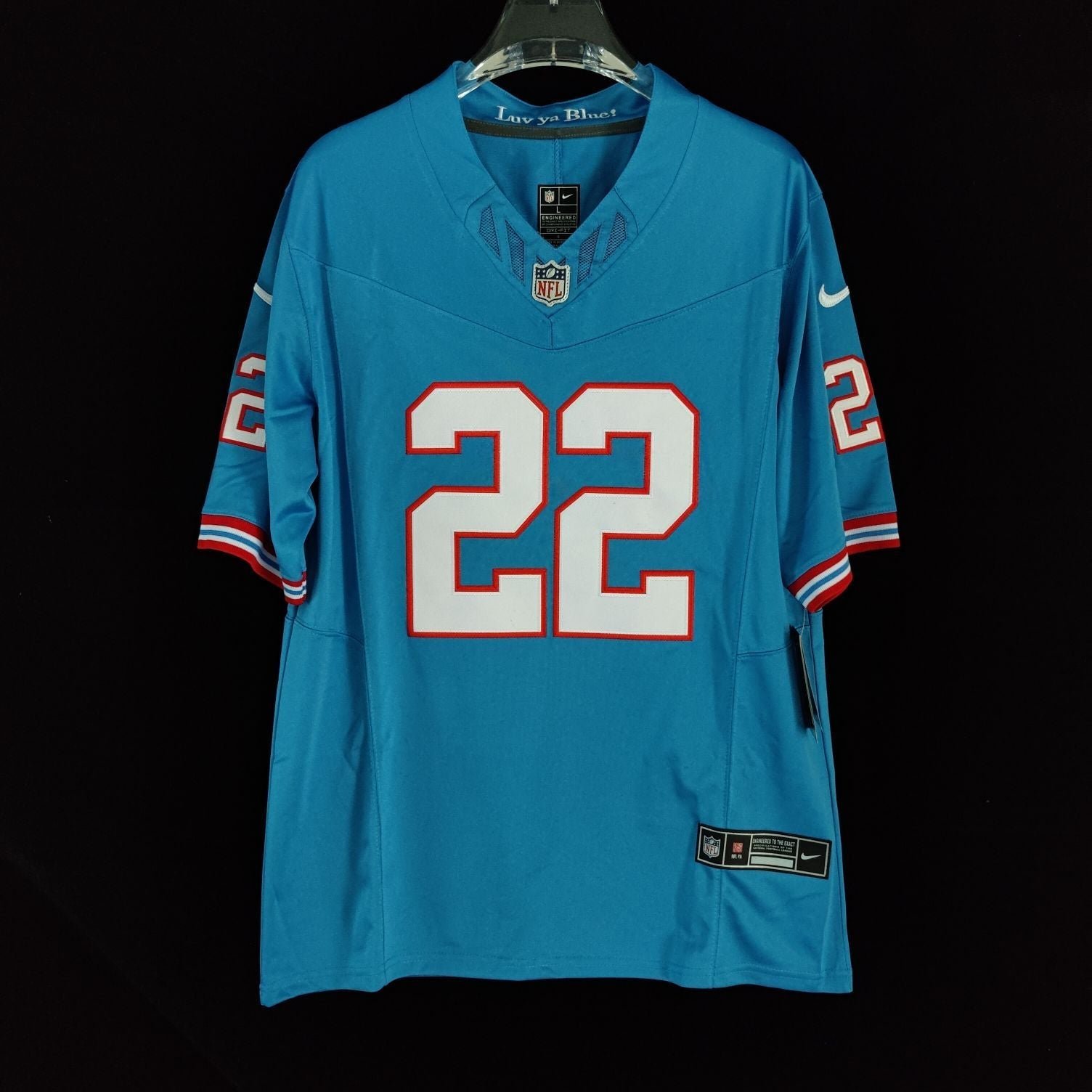 Camisa NFL Tennessee Titans Vapor F.U.S.E. Limited Jersey Azul Claro - Imagem 2
