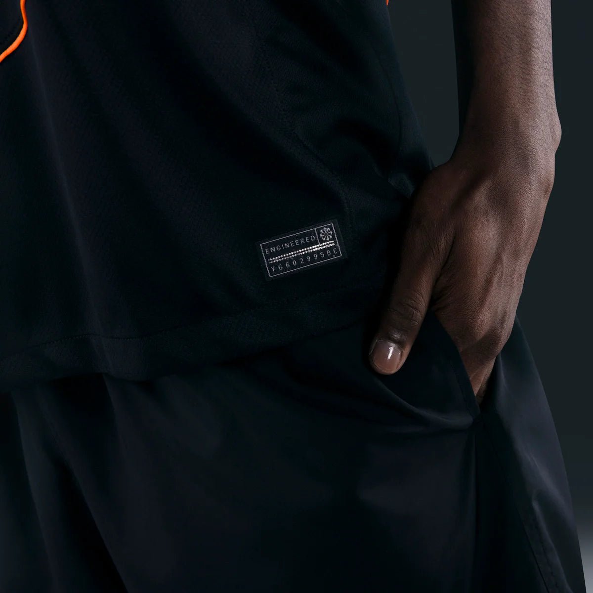 Camisa Corinthians III 25/26 - Torcedor - Preta e Laranja - Imagem 6