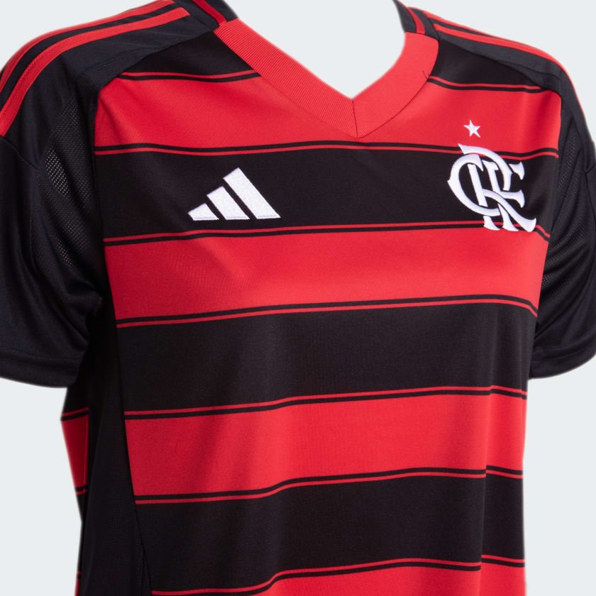 Camisa Feminina Adidas Flamengo 2025/26 I - Imagem 3