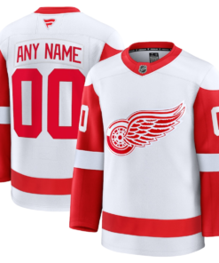 Jersey Detroit Red Wings Fanatics Away Premium Branca