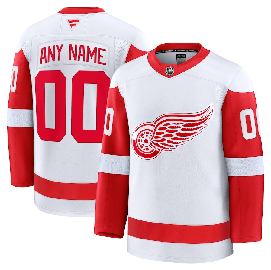 Jersey Detroit Red Wings Fanatics Away Premium Branca