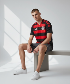 Camisa Flamengo I 25/26 - Torcedor Adidas Masculina