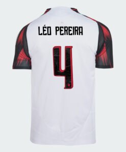 Camisa Adidas Flamengo 2025/26 II LÉO PEREIRA N° 4