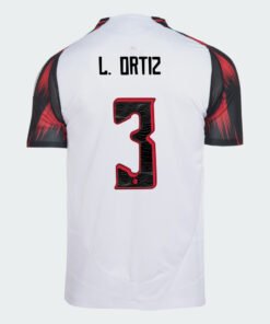 Camisa Adidas Flamengo 2025/26 II LÉO ORTIZ N° 3