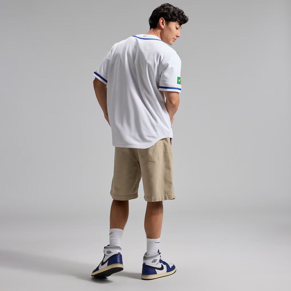 Jersey Beisebol Brasil WBC 2026 Branca - Imagem 5