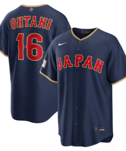 Jersey Beisebol Japão WBC 2026 Azul