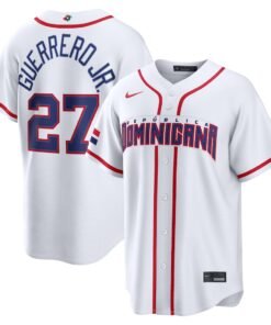 Jersey Beisebol República Dominicana WBC 2026 Branca