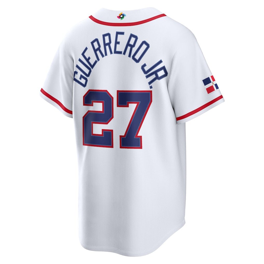 Jersey Beisebol República Dominicana WBC 2026 Branca - Imagem 3