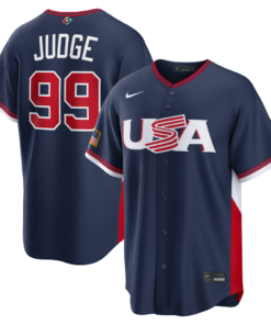 Jersey Beisebol USA WBC 2026 Azul