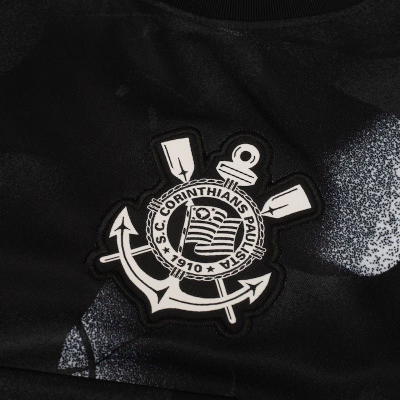 Camisa Corinthians Pré Jogo 25/26 - Preta - Imagem 3