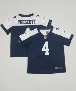 Camisa NFL Baby Jersey Dallas Cowboys Vapor Limited Azul Branca