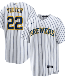 Jersey Milwaukee Brewers Branca Torcedor Silkada