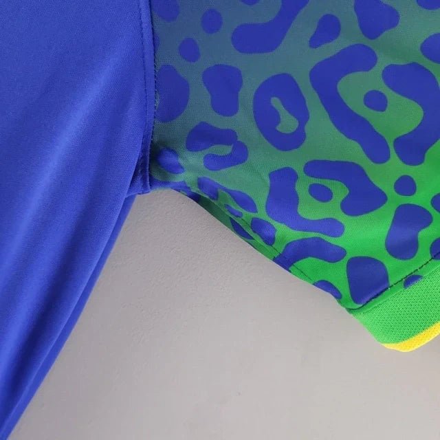 Camisa Seleção Brasileira II 2022 Torcedor Nike Masculina - Azul - Imagem 4