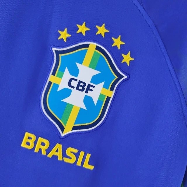 Camisa Seleção Brasileira II 2022 Torcedor Nike Masculina - Azul - Imagem 3