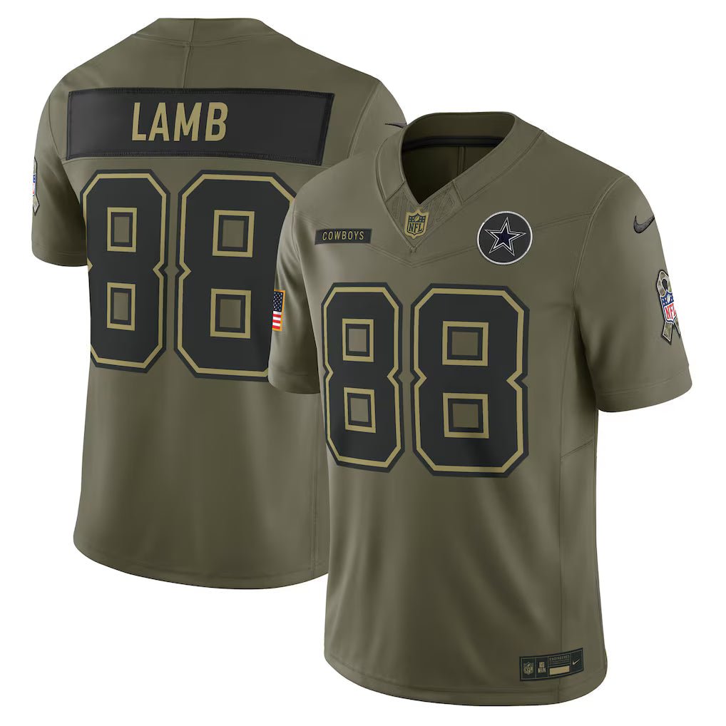 Camisa NFL Dallas Cowboys Salute To Service Vapor Limited 2025