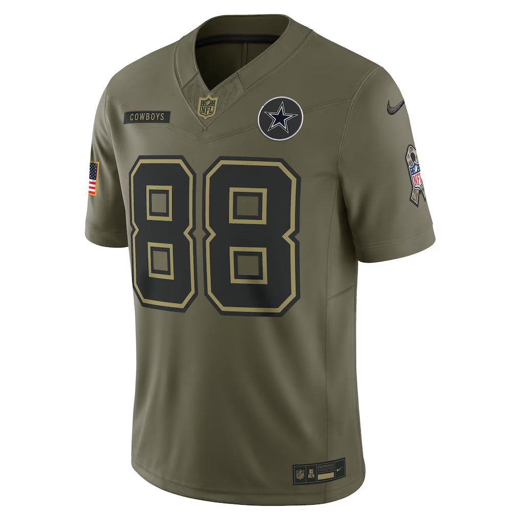 Camisa NFL Dallas Cowboys Salute To Service Vapor Limited 2025 - Imagem 2