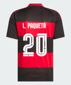 Camisa Flamengo I 2026 L. Paquetá N° 20
