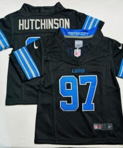 Camisa NFL Baby Jersey Detroit Lions Vapor F.U.S.E. Limited Black