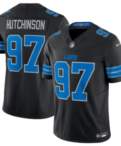 Camisa NFL Detroit Lions Vapor F.U.S.E. Limited Jersey Preta