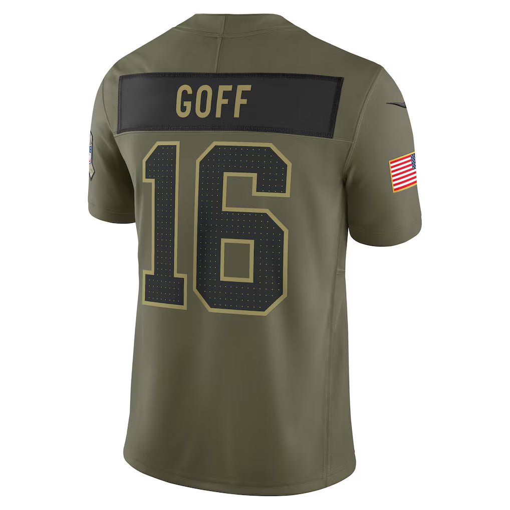 Camisa NFL Detroit Lions Vapor F.U.S.E. Limited Jersey Salute To Service 2025 - Imagem 9