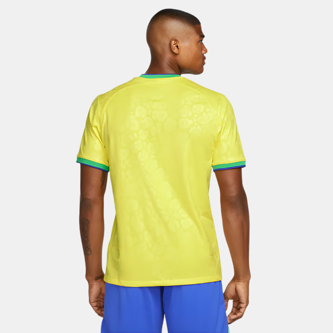 Camisa Seleção Brasileira I 2022 Torcedor Nike Masculina - Amarela - Imagem 2