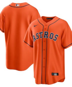 Jersey Houston Astros Laranja Torcedor