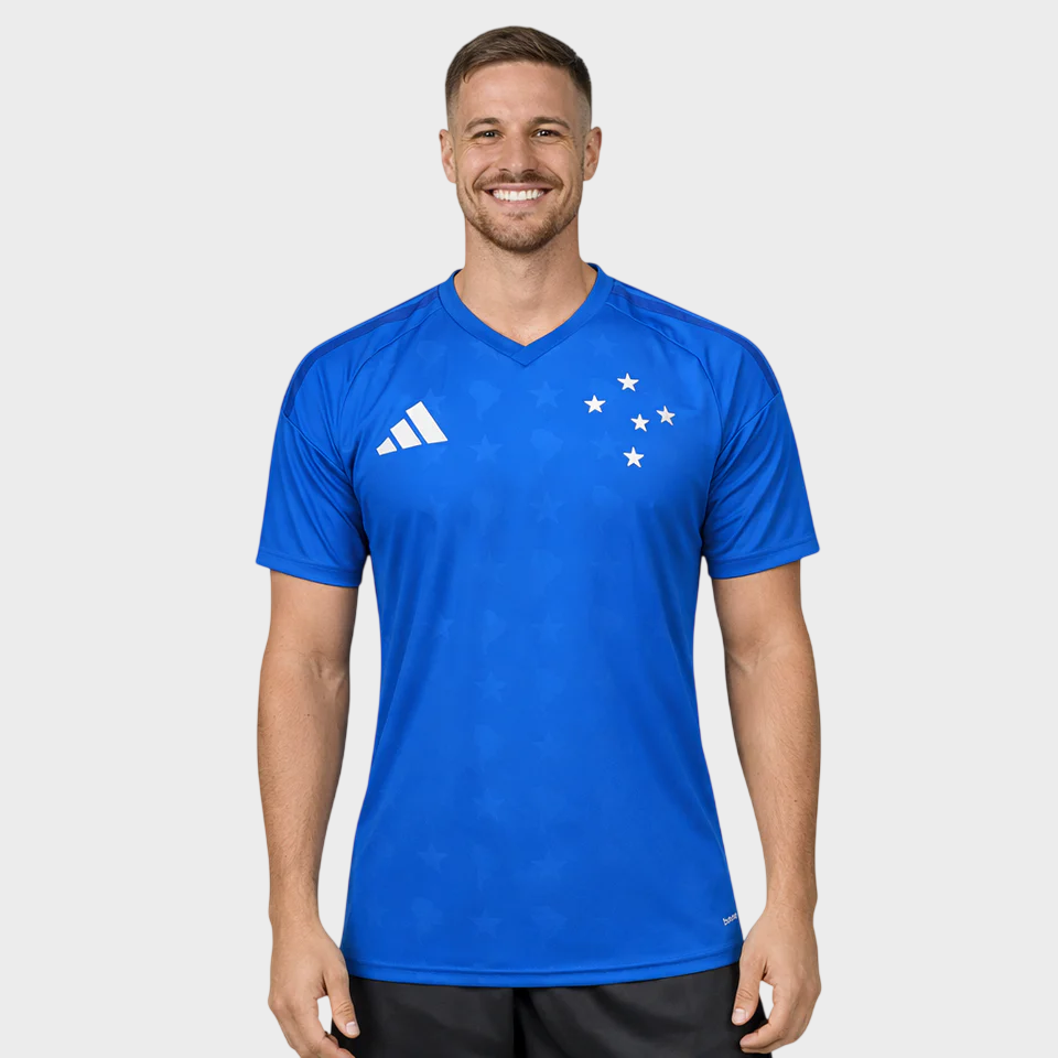 Camisa Cruzeiro I 26/27 - Torcedor Adidas Masculina - Azul