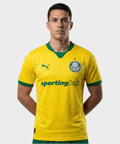 Camisa Palmeiras III 25/26 - Torcedor Puma Masculina - Amarela